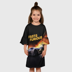 Детское платье 3D Fast and Furious - фото 2