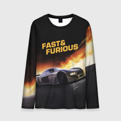 Мужской лонгслив 3D Fast and Furious