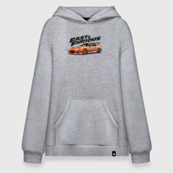 Худи SuperOversize хлопок Supra fast and furious