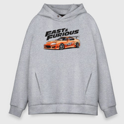 Мужское худи Oversize хлопок Supra fast and furious