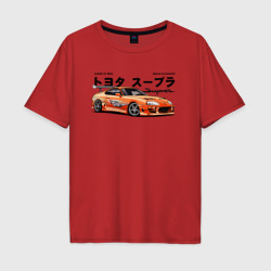 Мужская футболка хлопок Oversize Fast and Furious Supra