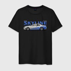Мужская футболка хлопок Skyline Nissan