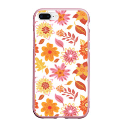 Чехол для iPhone 7Plus/8 Plus матовый Осенние цветочки