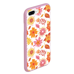 Чехол для iPhone 7Plus/8 Plus матовый Осенние цветочки - фото 2