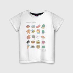 Детская футболка хлопок Android Алфавит by Android Broadcast