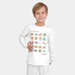 Детская пижама с лонгсливом хлопок Android Алфавит by Android Broadcast - фото 2