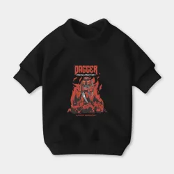 Свитшот для собак хлопок Dagger Guy Night by Android Broadcast