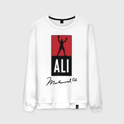 Мужской свитшот хлопок Muhammad Ali boxer