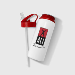 Бутылка для воды с трубочкой Muhammad Ali boxer - фото 2