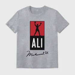 Мужская футболка хлопок Muhammad Ali boxer