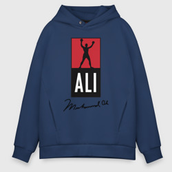 Мужское худи Oversize хлопок Muhammad Ali boxer