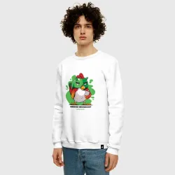 Мужской свитшот хлопок AndroBird by Android Broadcast - фото 2