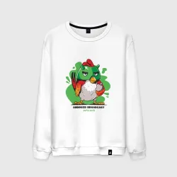 Мужской свитшот хлопок AndroBird by Android Broadcast