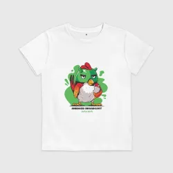 Детская футболка хлопок AndroBird by Android Broadcast