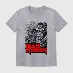 Мужская футболка хлопок Iron Maiden eyes