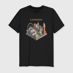 Мужская футболка хлопок Slim London Isometric