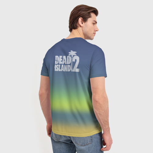 Мужская футболка 3D Зомби на пляже, цвет 3D печать - фото 4