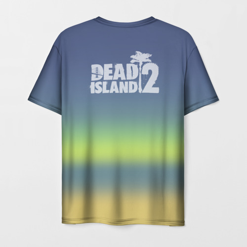 Мужская футболка 3D Зомби на пляже, цвет 3D печать - фото 2