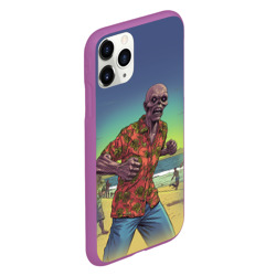Чехол для iPhone 11 Pro матовый Зомби на пляже - фото 2