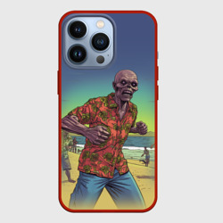 Чехол для iPhone 13 Pro Зомби на пляже