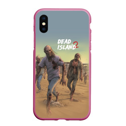 Чехол для iPhone XS Max матовый Zombies on the beach