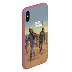 Чехол для iPhone XS Max матовый Zombies on the beach - фото 2