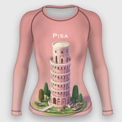 Женский рашгард 3D Pisa Isometric