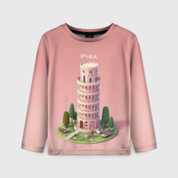 Детский лонгслив 3D Pisa Isometric