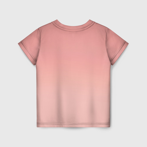 Детская футболка 3D с принтом Pisa Isometric, вид сзади #1