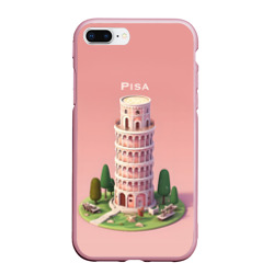 Чехол для iPhone 7Plus/8 Plus матовый Pisa Isometric