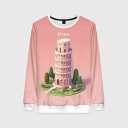 Женский свитшот 3D Pisa Isometric