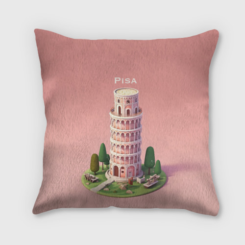 Подушка 3D Pisa Isometric