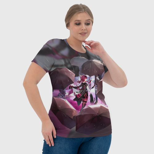Женская футболка 3D с принтом Кафка электрический тип, фото #4
