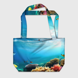 Пляжная сумка 3D Морское дно
