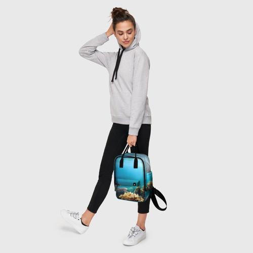 Женский рюкзак 3D с принтом Морское дно, фото #4