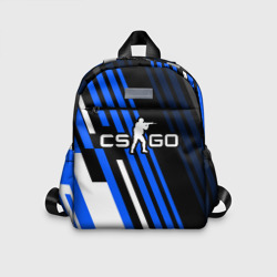 Детский рюкзак 3D Кс го - синий вулкан