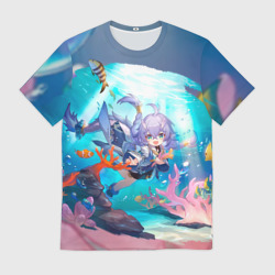 Мужская футболка 3D Байлу электрический тип