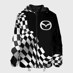 Мужская куртка 3D Mazda racing flag