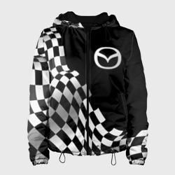 Женская куртка 3D Mazda racing flag