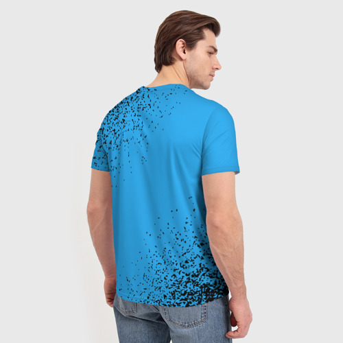 Мужская футболка 3D Дима космонавт футболист, цвет 3D печать - фото 4