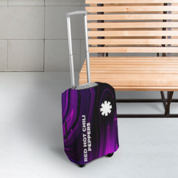 Чехол для чемодана 3D Red Hot Chili Peppers violet plasma - фото 2
