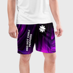 Мужские шорты спортивные Red Hot Chili Peppers violet plasma - фото 2