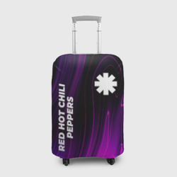 Чехол для чемодана 3D Red Hot Chili Peppers violet plasma