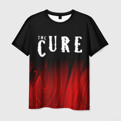 Мужская футболка 3D The Cure red plasma