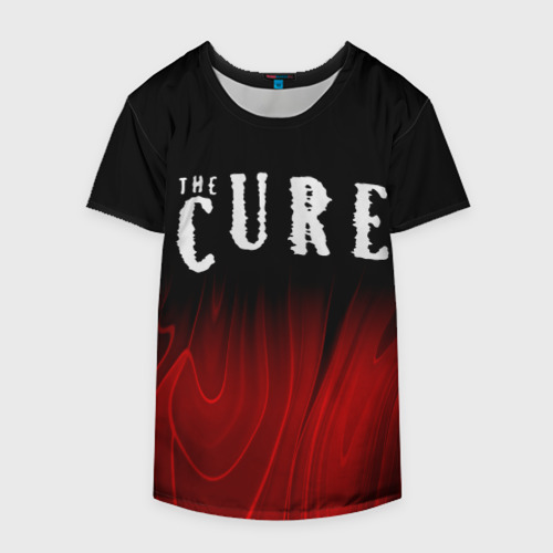 Накидка на куртку 3D The Cure red plasma, цвет 3D печать - фото 4