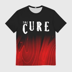 Мужская футболка 3D The Cure red plasma