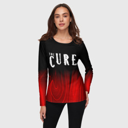 Женский лонгслив 3D The Cure red plasma - фото 2