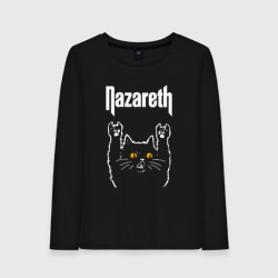 Женский лонгслив хлопок Nazareth rock cat