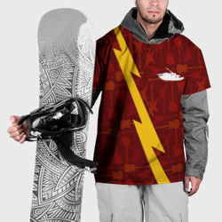 Накидка на куртку 3D Papa Roach гитары и молния