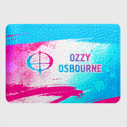 Картхолдер с принтом Ozzy Osbourne neon gradient style: надпись и символ - фото 2